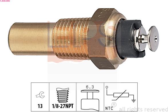 EPS 1.830.005 - Sensor, kylmedietemperatur xdelar.se