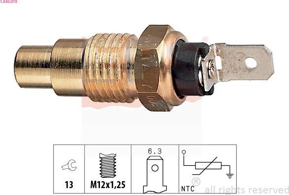 EPS 1.830.078 - Sensor, kylmedietemperatur xdelar.se