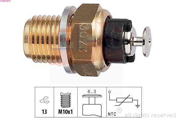 EPS 1.830.073 - Sensor, oljetemperatur xdelar.se