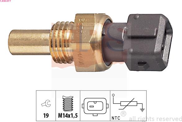 EPS 1.830.077 - Sensor, kylmedietemperatur xdelar.se