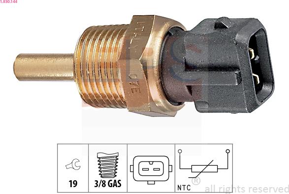 EPS 1.830.144 - Sensor, oljetemperatur xdelar.se