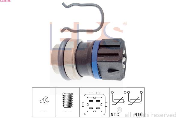 EPS 1.830.146 - Sensor, kylmedietemperatur xdelar.se