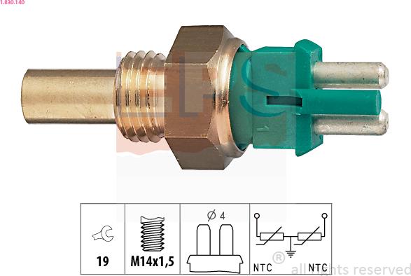 EPS 1.830.140 - Sensor, kylmedietemperatur xdelar.se