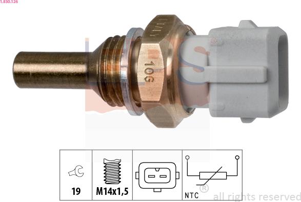 EPS 1.830.126 - Sensor, kylmedietemperatur xdelar.se