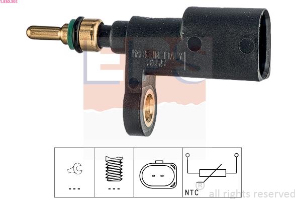 EPS 1.830.355 - Sensor, kylmedietemperatur xdelar.se