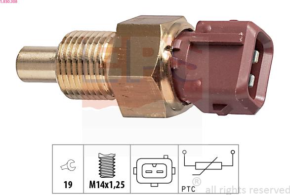 EPS 1.830.308 - Sensor, kylmedietemperatur xdelar.se