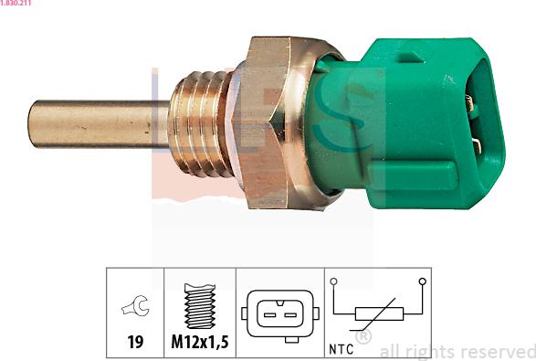 EPS 1.830.211 - Sensor, kylmedietemperatur xdelar.se