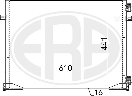 ERA 667046 - Kondensor, klimatanläggning xdelar.se