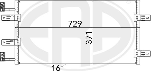 ERA 667137 - Kondensor, klimatanläggning xdelar.se