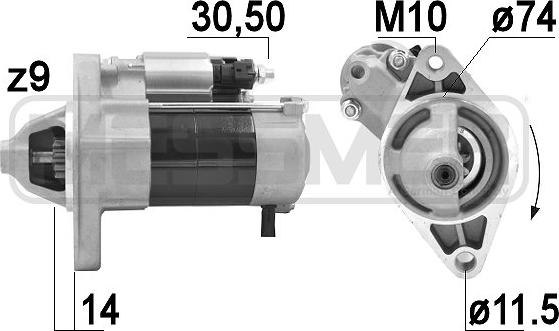 ERA 220926A - Startmotor xdelar.se