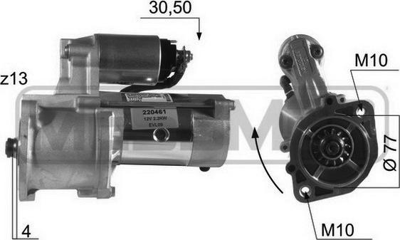 ERA 220461A - Startmotor xdelar.se