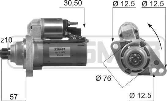 ERA 220467 - Startmotor xdelar.se