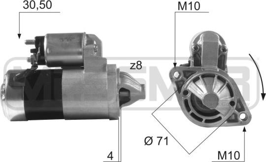 ERA 220481A - Startmotor xdelar.se