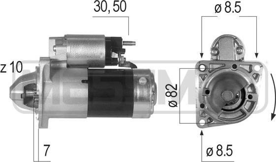 ERA 220643 - Startmotor xdelar.se