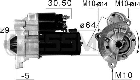 ERA 220660A - Startmotor xdelar.se