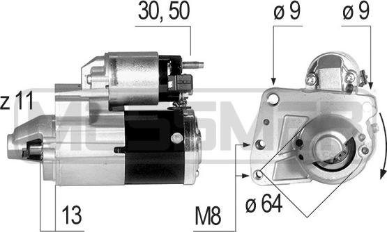 ERA 220638 - Startmotor xdelar.se