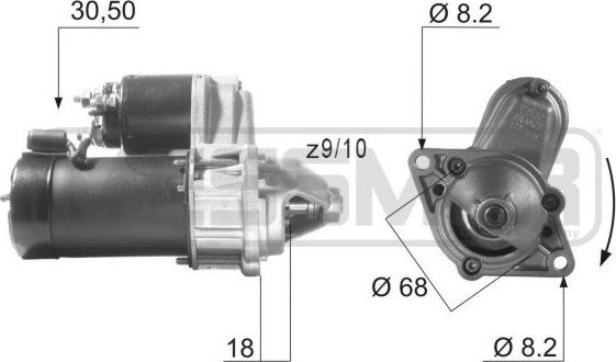 ERA 220001A - Startmotor xdelar.se