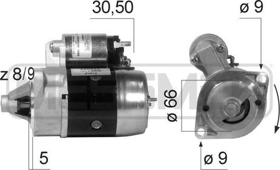 ERA 220017A - Startmotor xdelar.se