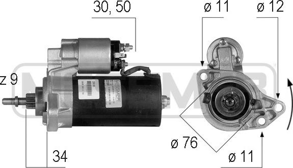 ERA 220189A - Startmotor xdelar.se