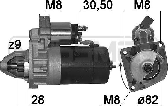 ERA 220183A - Startmotor xdelar.se