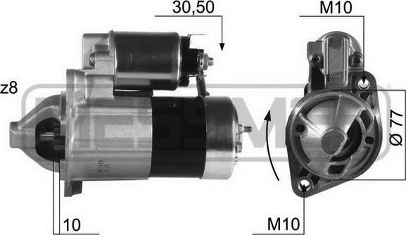 ERA 220397 - Startmotor xdelar.se