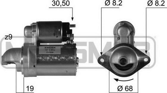 ERA 220354A - Startmotor xdelar.se