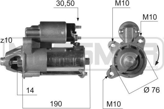 ERA 220374 - Startmotor xdelar.se