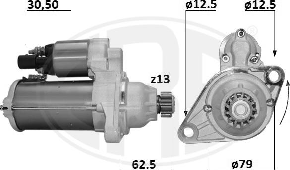 ERA 221089A - Startmotor xdelar.se