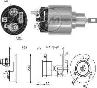 ERA 227486 - Solenoid, startmotor xdelar.se