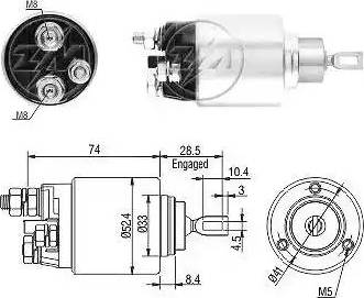 ERA 227581 - Solenoid, startmotor xdelar.se