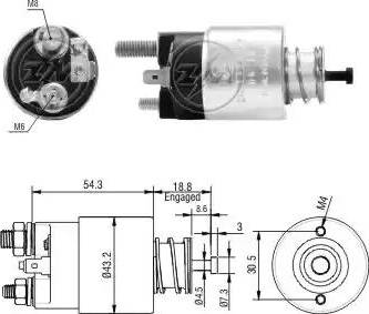 ERA 227035 - Solenoid, startmotor xdelar.se