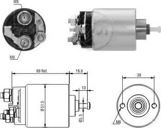 ERA 227865 - Solenoid, startmotor xdelar.se