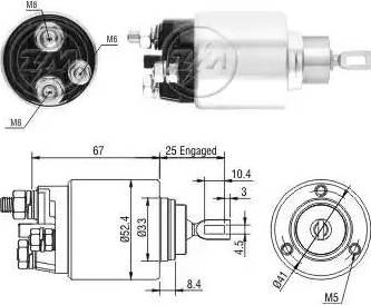 ERA 227218 - Solenoid, startmotor xdelar.se