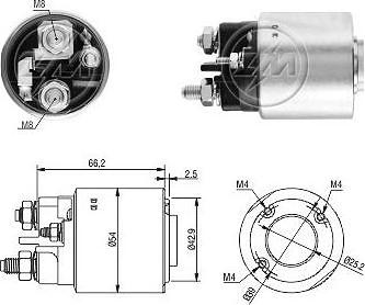 ERA 227233 - Solenoid, startmotor xdelar.se