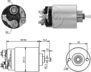 ERA ZM961 - Solenoid, startmotor xdelar.se