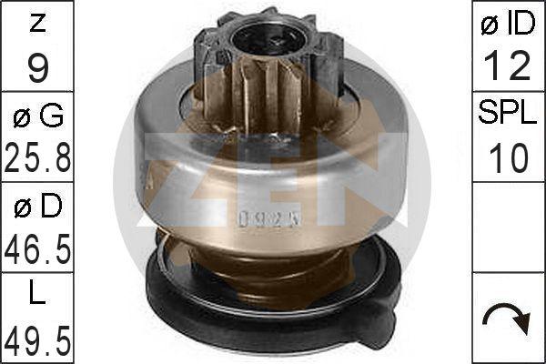 ERA ZN0925 - Drev, startmotor xdelar.se