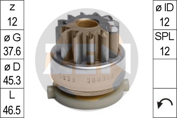 ERA ZN1539 - Drev, startmotor xdelar.se