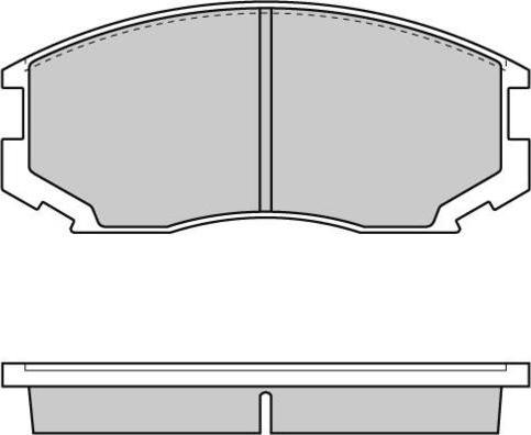 AISIN SN278 - Bromsbeläggssats, skivbroms xdelar.se