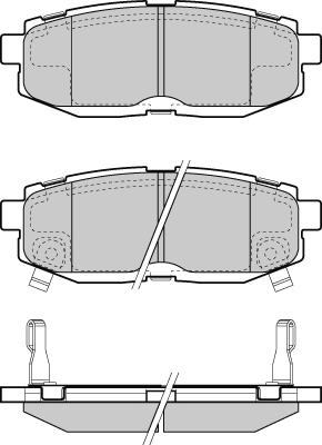 Magneti Marelli PF1098 - Bromsbeläggssats, skivbroms xdelar.se