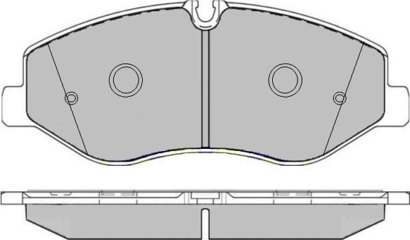 Mercedes-Benz A447 420 6600 - Bromsbeläggssats, skivbroms xdelar.se