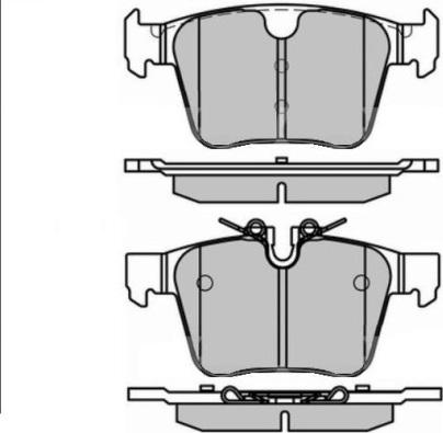 Valeo 302433 - Bromsbeläggssats, skivbroms xdelar.se