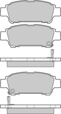 Magneti Marelli PF0598 - Bromsbeläggssats, skivbroms xdelar.se