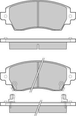 Magneti Marelli PF1028 - Bromsbeläggssats, skivbroms xdelar.se