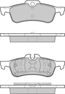 Magneti Marelli PF0331 - Bromsbeläggssats, skivbroms xdelar.se