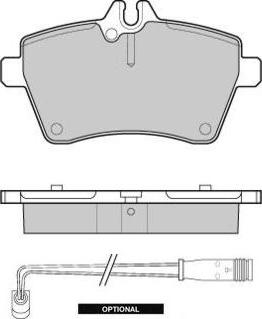 Magneti Marelli PF0302 - Bromsbeläggssats, skivbroms xdelar.se