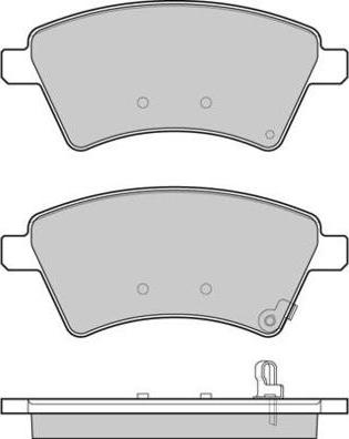 Magneti Marelli PF0241 - Bromsbeläggssats, skivbroms xdelar.se