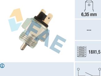 FAE 40310 - Brytare, backljus xdelar.se