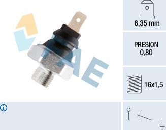 FAE 11630 - Sensor, oljetryck xdelar.se