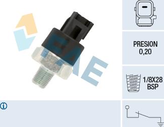 FAE 12550 - Sensor, oljetryck xdelar.se