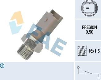 FAE 12640 - Sensor, oljetryck xdelar.se